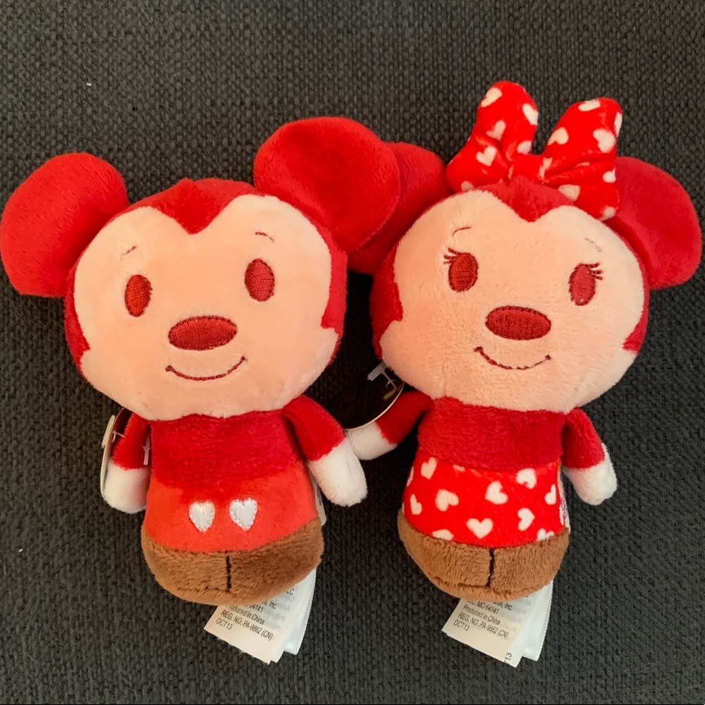 Valentine Disney Mickey & Minnie Itty Bittys